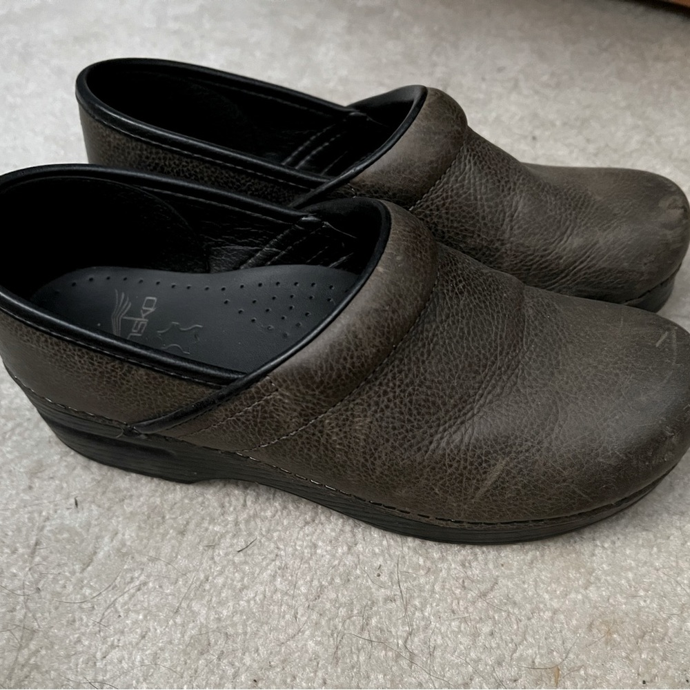 Olive Green Dansko Clogs